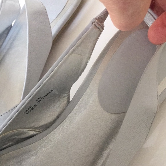 J. Jill Dove grey sling back flats 6m - Picture 6 of 8